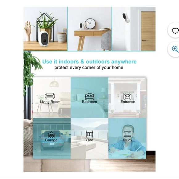 TOPVISION 2K Security Camera Wireless WiFi, Security Cameras - Picture 4 of 6